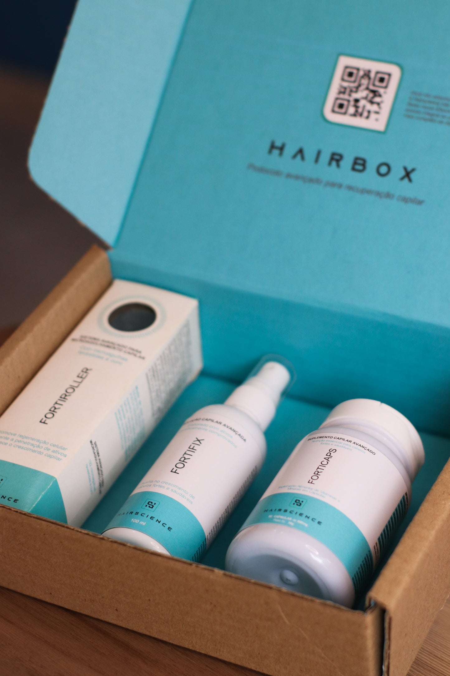 HairBox - Protocolo Avançado de Recuperação Capilar (kit para 2 meses)